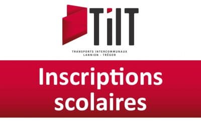 inscription scolaire au réseau LTC lannion trégor communauté TILT