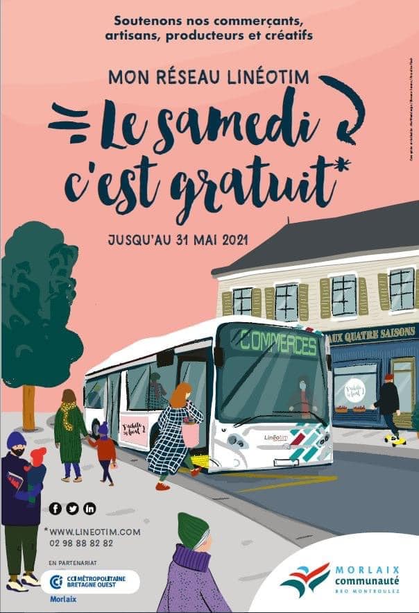 Linéotim : Bus gratuit le samedi